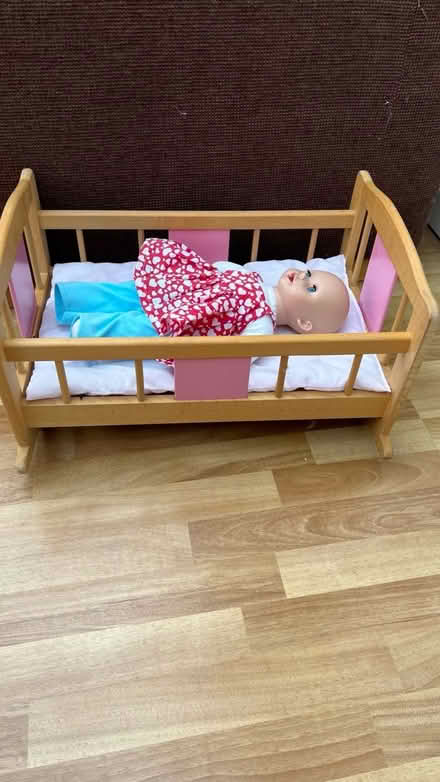 Photo of free Cot and doll (CV34 Warwick gates) #2