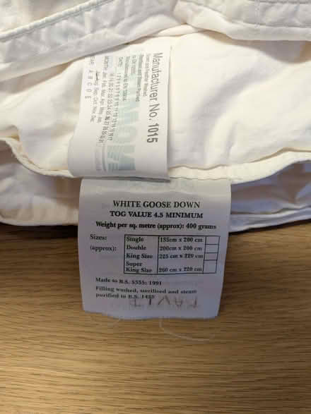 Photo of free Duvets for Single Bed (Bushey Heath WD23) #2