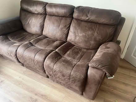 Photo of free 3 Seater Manual Recliner Sofa (Edgeley, Stockport, SK3) #2