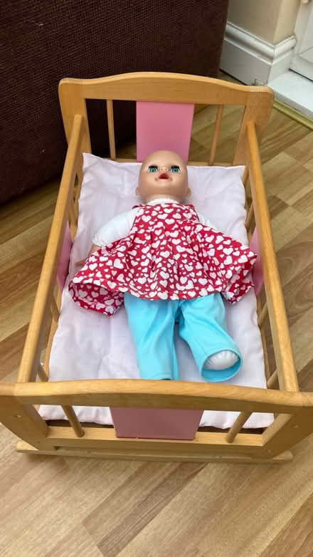 Photo of free Cot and doll (CV34 Warwick gates) #1
