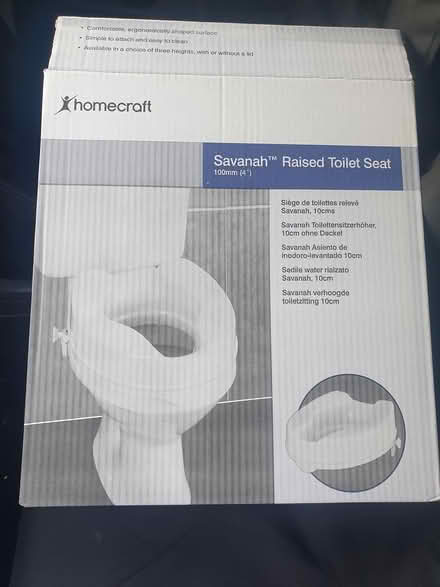 Photo of free 4" raised toilet seat (Portsea, PO1) #1