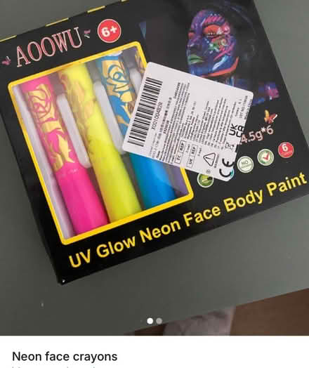 Photo of free Neon face crayons (Sutton Benger) #1