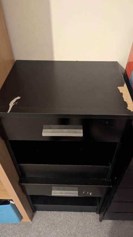 Photo of free Bedside Table with drawer (111 Old Hall Street, L3) #2