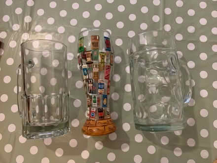 Photo of free 3 large beer stein style glasses (highcliffe BH23) #1