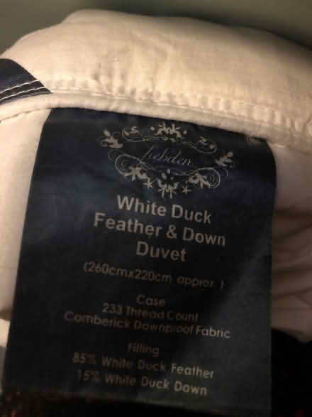 Photo of free Super King Size Duvet (Shephall SG2) #1