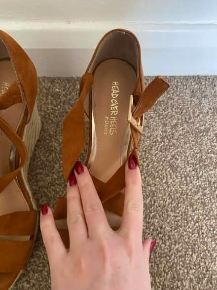 Photo of free Dune wedges size 6 (Sutton Benger) #3
