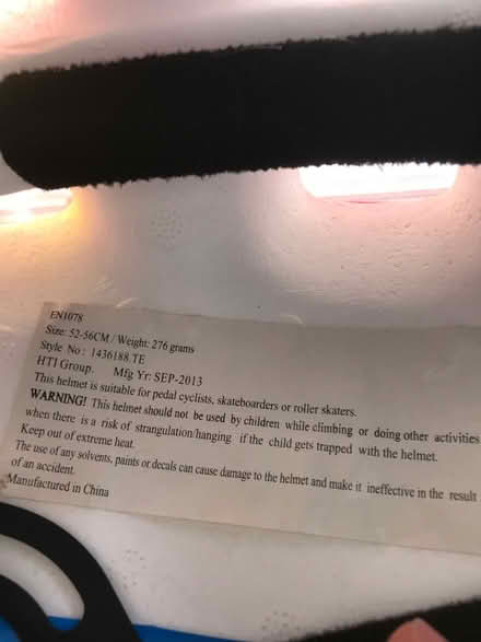 Photo of free Two kids helmets (OX29) #2