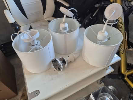 Photo of free Lampshades x3 & light fittings x4 (Great Leighs CM3) #1
