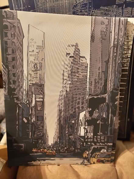 Photo of free 4 Large canvas pictures (New York NE29) #2