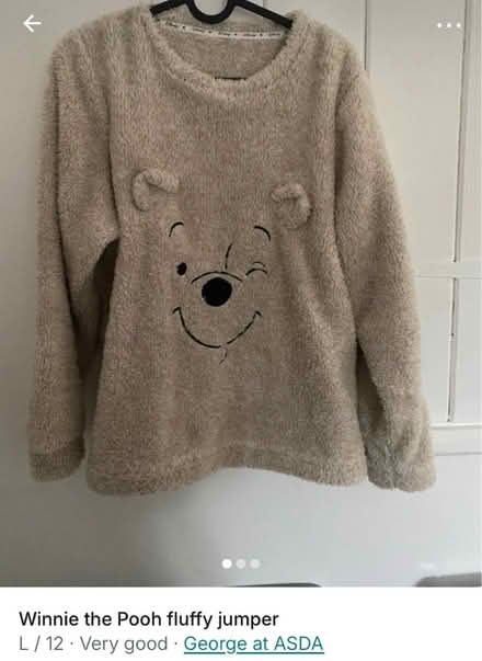 Photo of free Winnie the Pooh fluffy jumper (Sutton Benger) #1