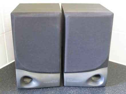 Photo of free Pair of JVC UX-B1008 Black Mini Speakers (Maidenhead SL6) #1