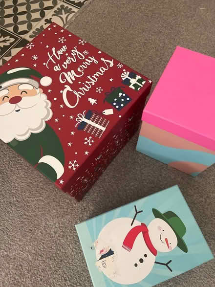 Photo of free Christmas present boxes (Kempston) #1