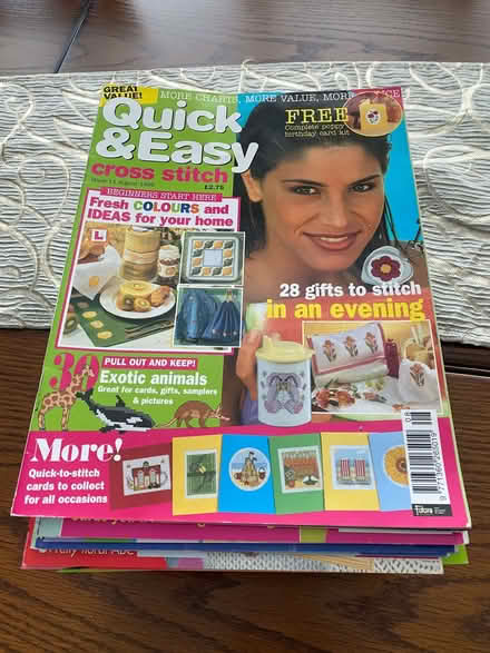 Photo of free Quick & Easy Cross Stitch Magazines (Hixon ST18) #1
