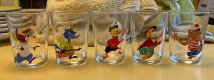 Photo of free 5 small glasses with cartoon characters (Cubbington CV32) #1