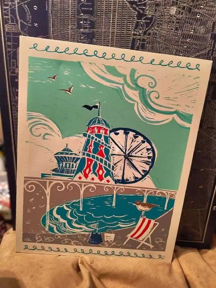 Photo of free Canvas seaside fairground bathroom picture (New York NE29) #1