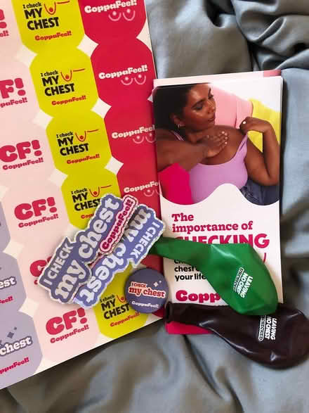 Photo of free Breast cancer stickers,balloons,etc (Caversham RG4) #1