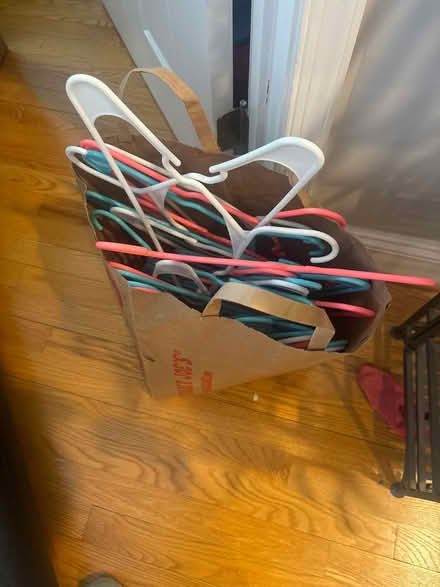 Photo of free Plastic hangers (Eckington) #1