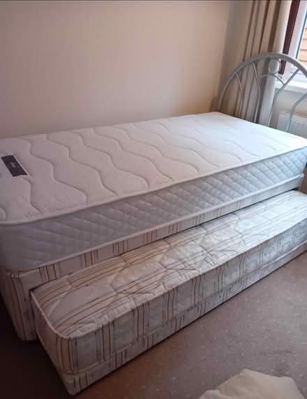 Photo of free Single Bed Frame With Under Mattress (Rotherham S61) #1