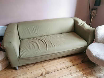 Photo of free Green Ikea KLIPPAN 2-seater spfa (South Tottenham N15 4) #1