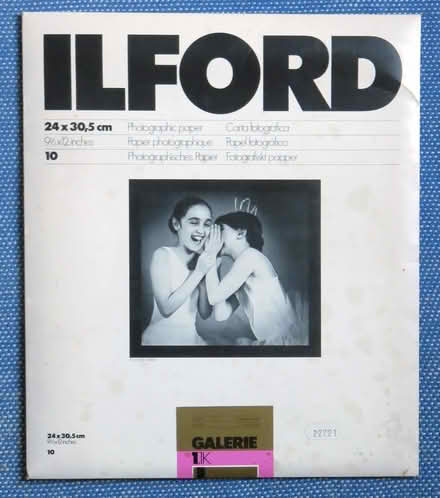Photo of free Ilford darkroom photo papers (Arsenal Finsbury Park N4) #2