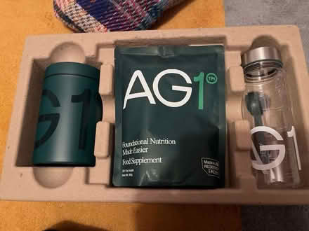 Photo of free AG1 food supplements kit (OX9) #1