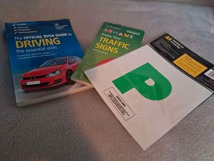 Photo of free Driving Test books and green new driver plates (Lower Earley RG6) #1