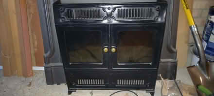 Photo of free Electric fireplace + cast iron surround (Liphook GU30) #1