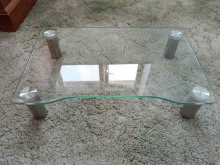 Photo of free Monitor computer stand (glass) (OX14) #1