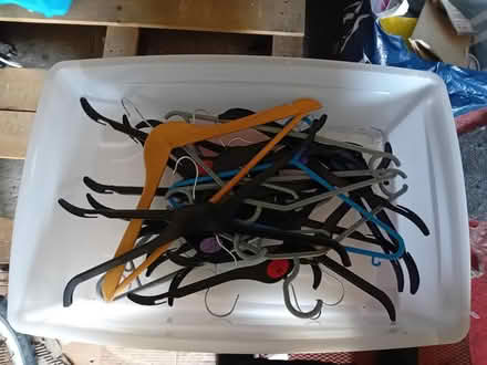Photo of free Hangers and mop bucket (Peckham) #1