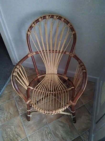 Photo of free Rattan style chair. (Morecambe LA4) #1