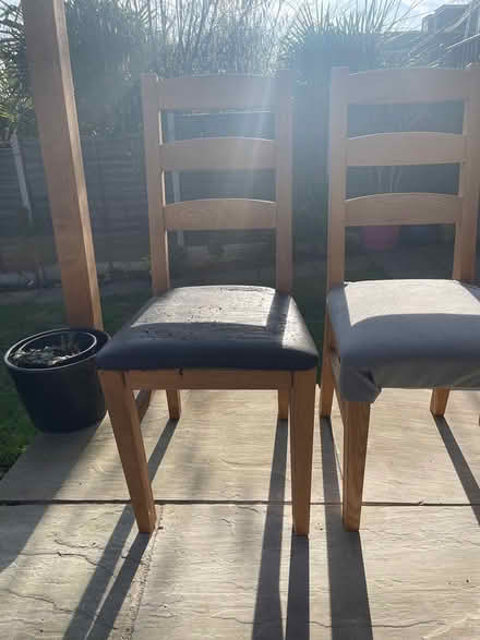 Photo of free 6 dining chairs (Woodmansterne) #3