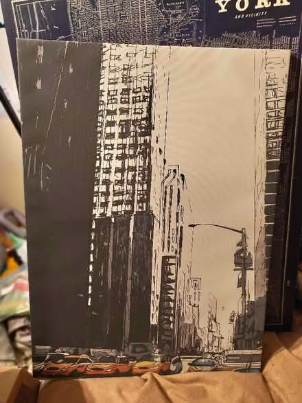Photo of free 4 Large canvas pictures (New York NE29) #3