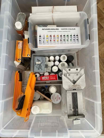 Photo of free 2 boxes of art and picture framing accessories (Great Shelford CB22) #3