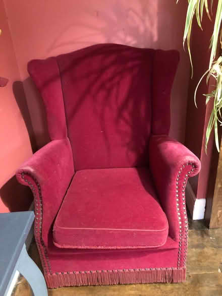 Photo of free Red armchair (Sprowston NR7) #1