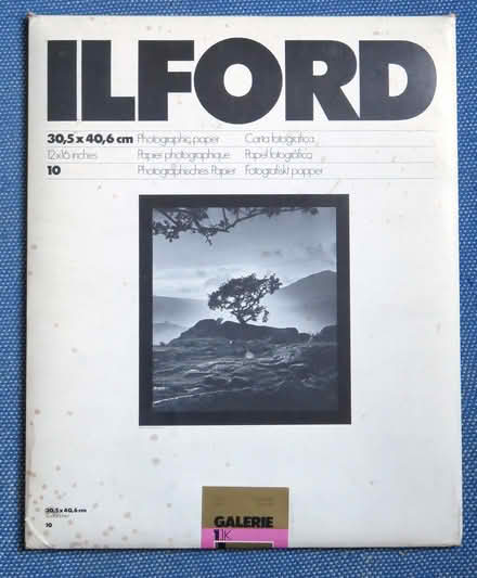 Photo of free Ilford darkroom photo papers (Arsenal Finsbury Park N4) #1