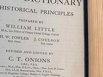 Photo of free Shorter Oxford English Dictionary 1950 (Henley-on-Thames RG9) #2
