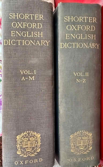 Photo of free Shorter Oxford English Dictionary 1950 (Henley-on-Thames RG9) #1