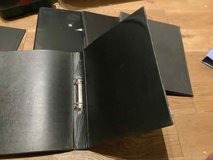 Photo of free A4, 4 ring binder files, Black, 2 ring. Can be split, if re (Brampton S40) #1