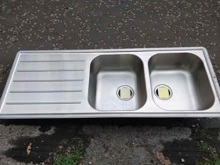Photo of free Stainless steel double sink (New Town EH3) #1