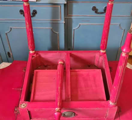 Photo of free Side Table Drop Leaf Shabby Chic Painted Broken Leg (Abbeyhill EH7) #3