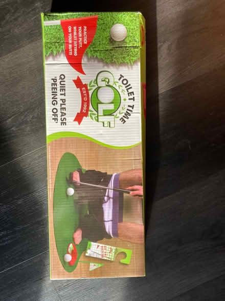 Photo of free Golf game gag gift for the smallest room in the house (Woodley RG5) #1