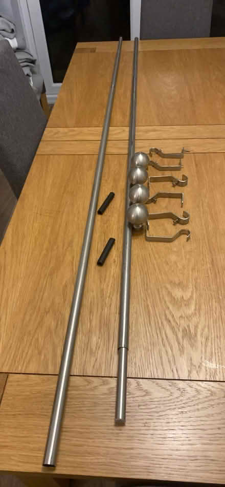 Photo of free Curtain rails x 2 extendable curtain rails (Whitegrove RG42) #1