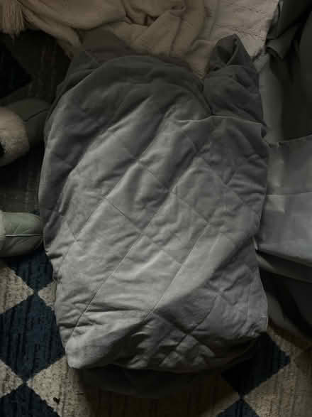 Photo of free Grey weighted blanket (Shenley Brook End MK5) #1
