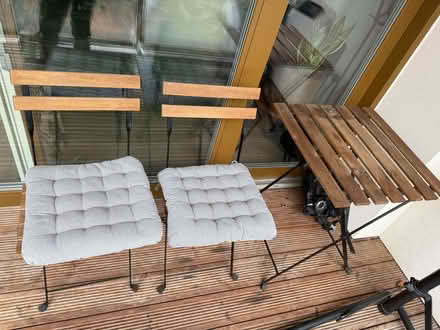 Photo of free Garden Table with Two chairs (North Road N7) #2