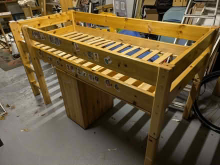 Photo of free Kids single mid sleeper with rotate-out desk (North Hinksey OX2) #2