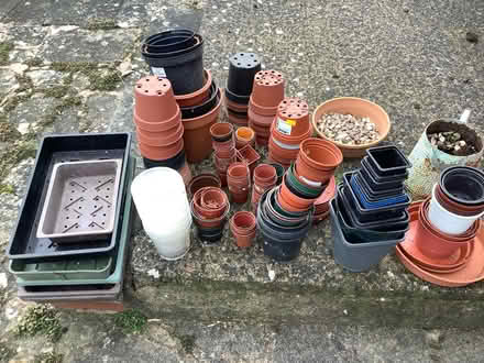 Photo of free Plastic plant pots and seed trays (Malvern, Worcestershire) #1
