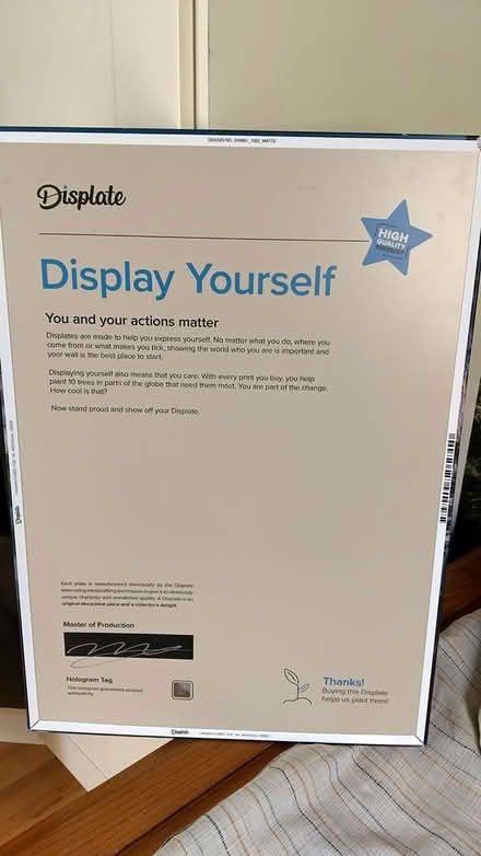 Photo of free Almost new Displate (Dundrum) #2