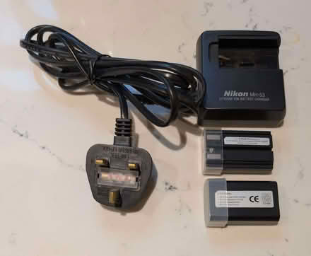 Photo of free Nikon: Camera battery charger and 3 batteries. (Bowerham LA1) #1