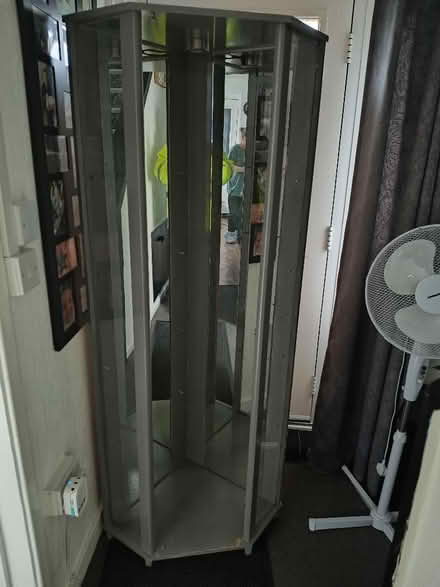 Photo of free Grey display cabinet (Tutbury DE13) #1