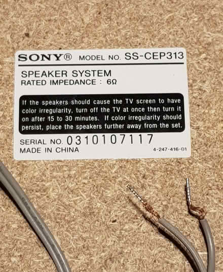 Photo of free Sony shelf top speakers (Kettlesing Bottom HG3) #3